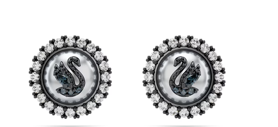 Orecchini Swarovski Donna Swan in Lega metallica Cubic Zirconia 5680848 - 5680848